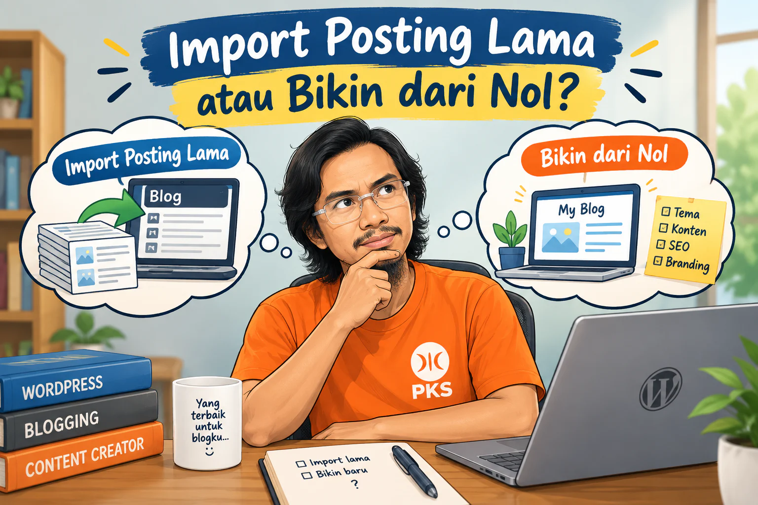Import Posting Lama atau Bikin dari Nol?